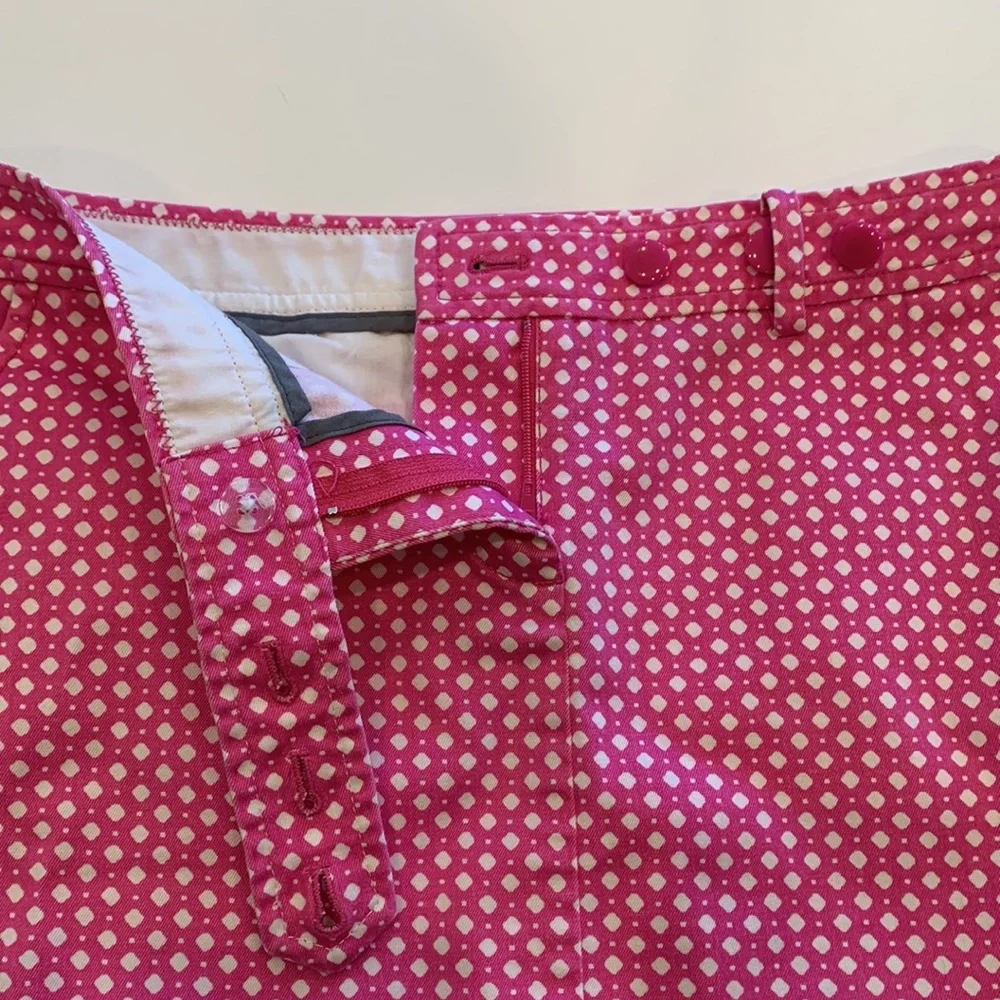 J.Crew Stretch Pink & White Mini Skirt, 4 - Picture 14 of 15